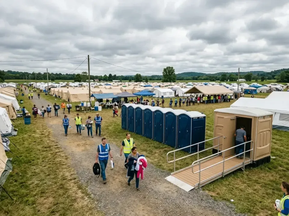 disaster-relief-camp-restrooms-010 — frequently asked questions, Dumpster & Portable Bathrooms Rental in Charleston, AR